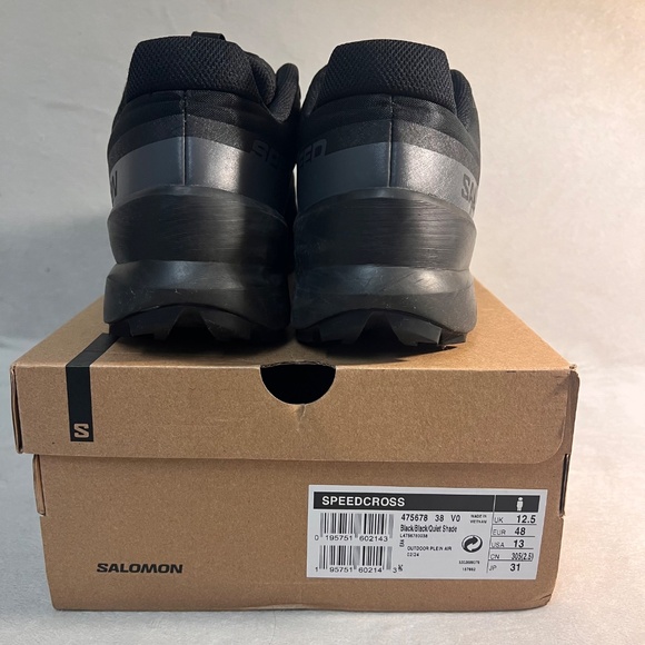 Salomon Men's SPEEDCROSS Trail Running Shoes SensiFit Hiking Outdoor Size 13 - Picture 4 of 16